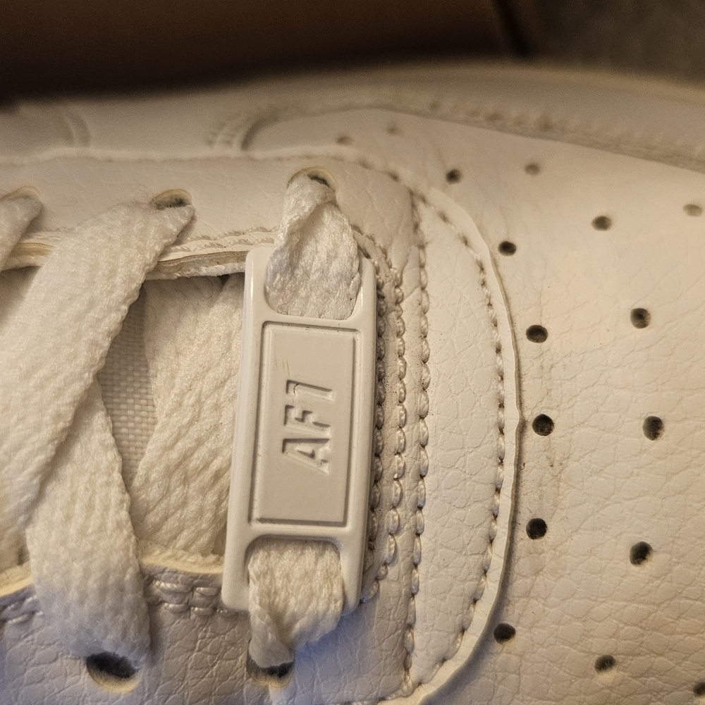 Nike Air Force 1 Low 07' Iridescent Swoosh White Men's Size 6 Sneakers - Picture 5 of 14